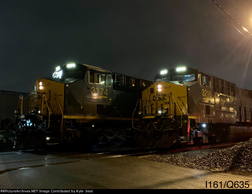 CSX 3174 on I161